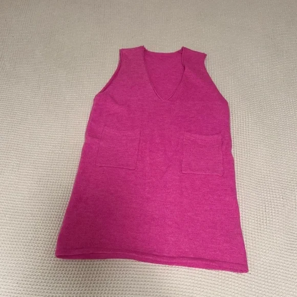 Elegant Pink Sleeveless Dress Small - Picture 2 of 7